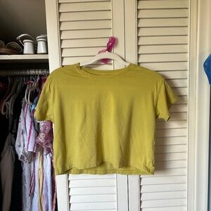 Lululemon Yellow Pear Cates Tee - Size 4
